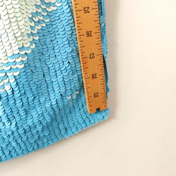 Sequin Dress Medium Mini Cocktail Striped Allover Pastel Candy Party Circus $595 - Picture 8 of 16